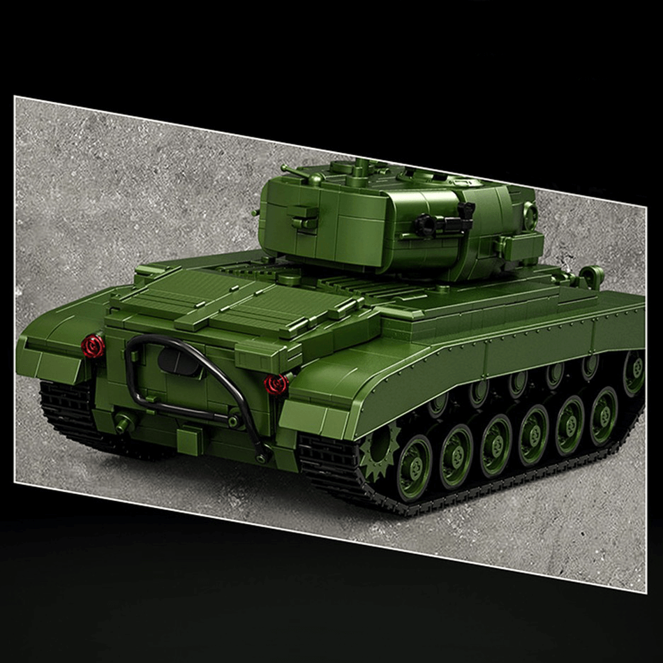 12GO 97011 - M26 Pershing Heavy Tank - vue 11 | Power Blockz