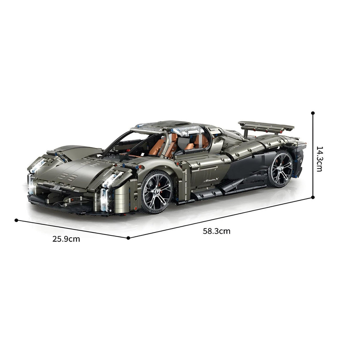 Guly 10626 - Static Version - Mission X Hypercar Concept - vue 11 | Power Blockz