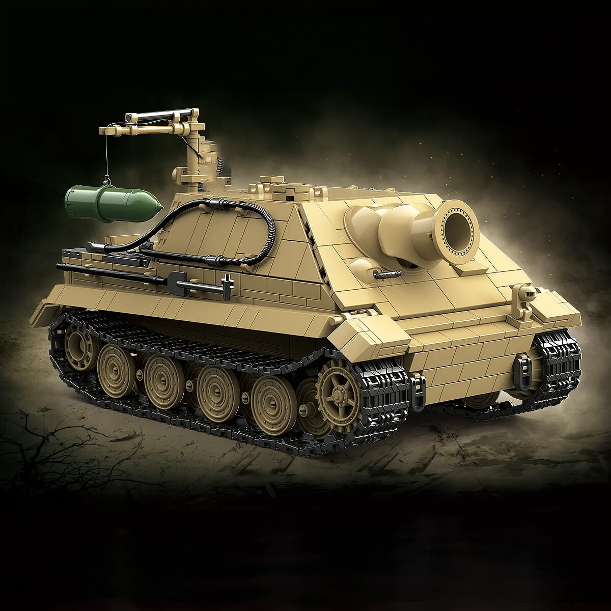 QUANGUAN100314 - Sturmtiger 38cm Armored Mortar - vue 3 | Power Blockz