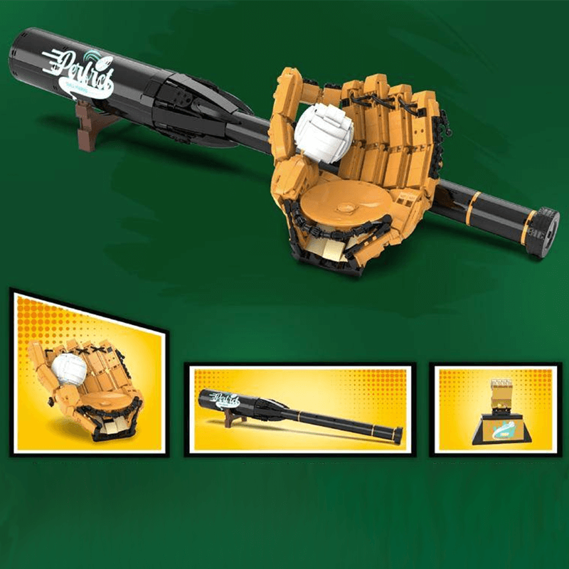DK 80021 - Baseball Bat - vue 2 | Power Blockz