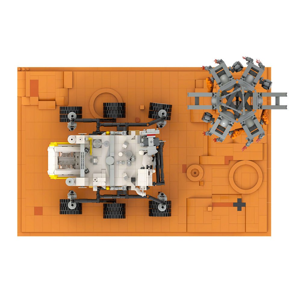 Gobricks MOC C6751Y01 - Mars Rover with Mars Base - vue 6 | Power Blockz