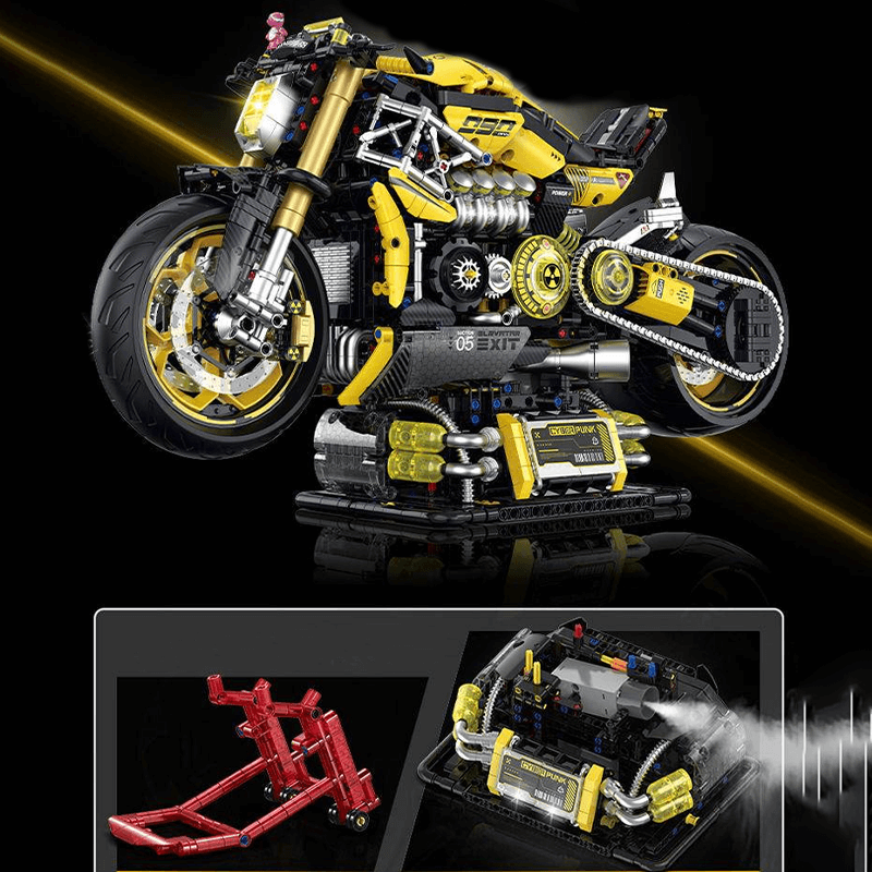 GULY 60519 - Cyberpunk Devil Roadster - vue 10 | Power Blockz