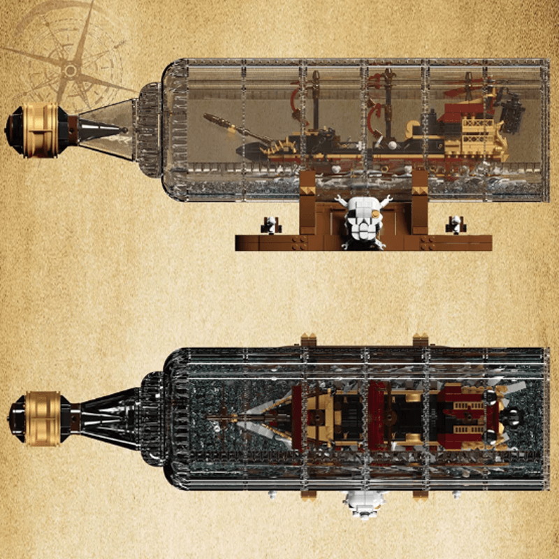Mould King 10066 - The Ultimate Ship In A Bottle - vue 3 | Power Blockz