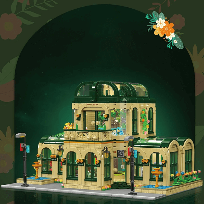 Mould King 16057 - Dome Botanical Gardens - vue 2 | Power Blockz