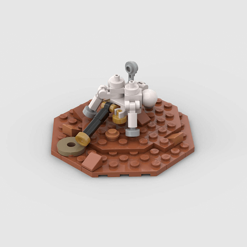 Gobricks MOC-61281 - Titan IIIE Centaur - vue 3 | Power Blockz
