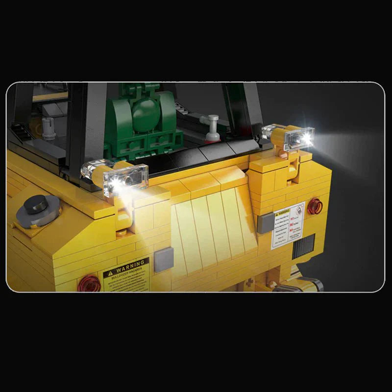 CaDa C61056W - Goliath Heavy Bulldozer - vue 7 | Power Blockz