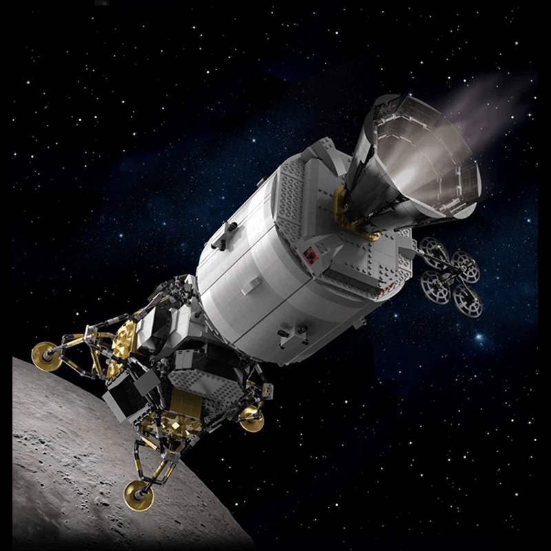 Mould King 21006 - Apollo Spacecraft - vue 5 | Power Blockz