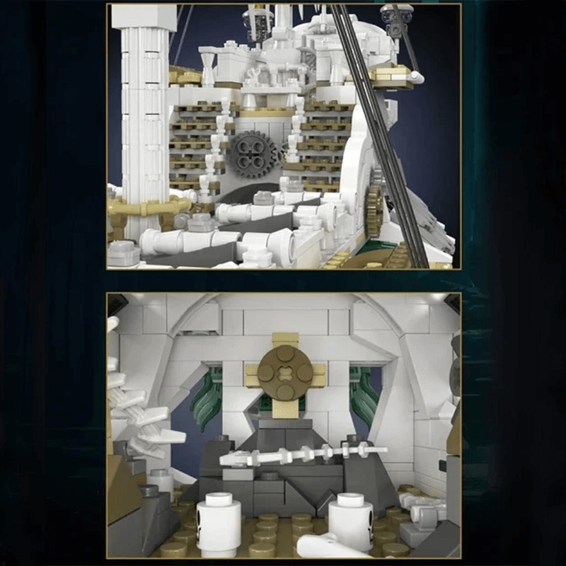 Mould King 13193 - The Haunted Ship - vue 6 | Power Blockz