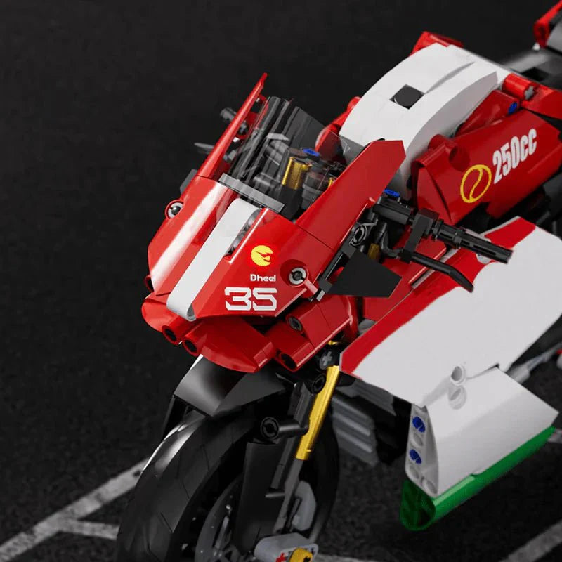 Panlos 76001 - Track-Ready Sport Bike - vue 6 | Power Blockz