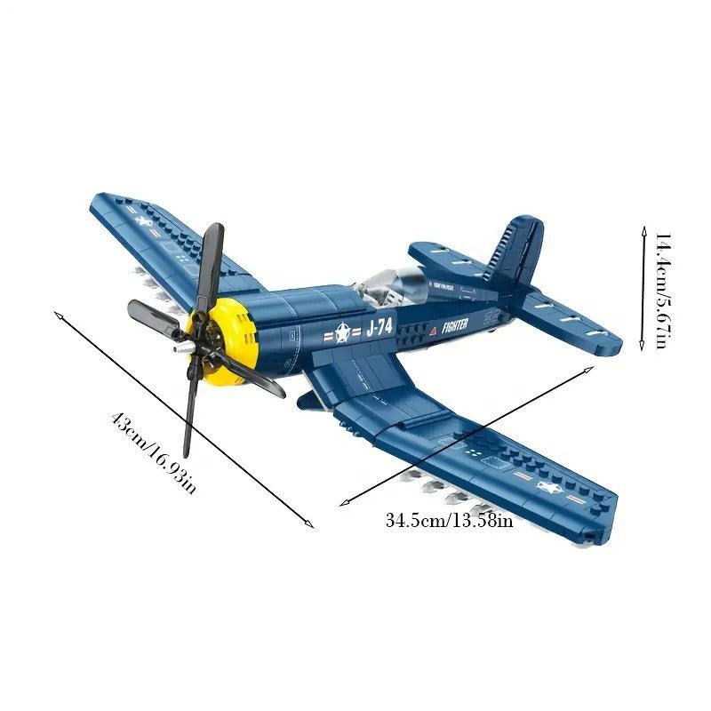 Jiestar JJ9216 - Chance Vought F4U Corsair - vue 6 | Power Blockz