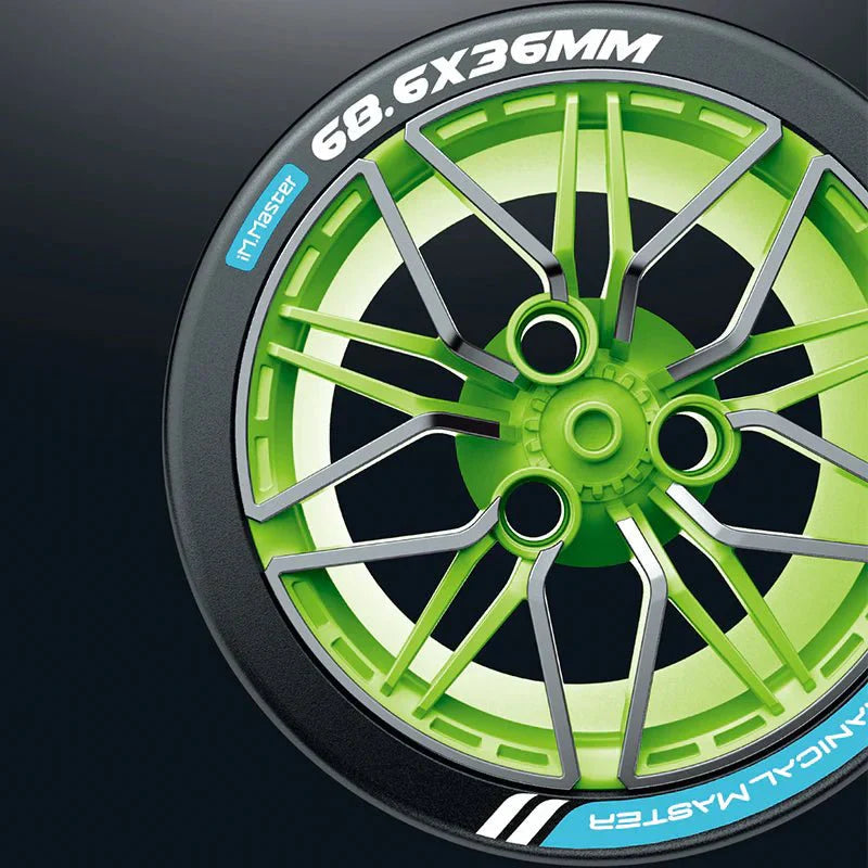 IM-Master 9806 - Static Version - Widebody 911 Retro Sport Coupe Green - vue 10 | Power Blockz