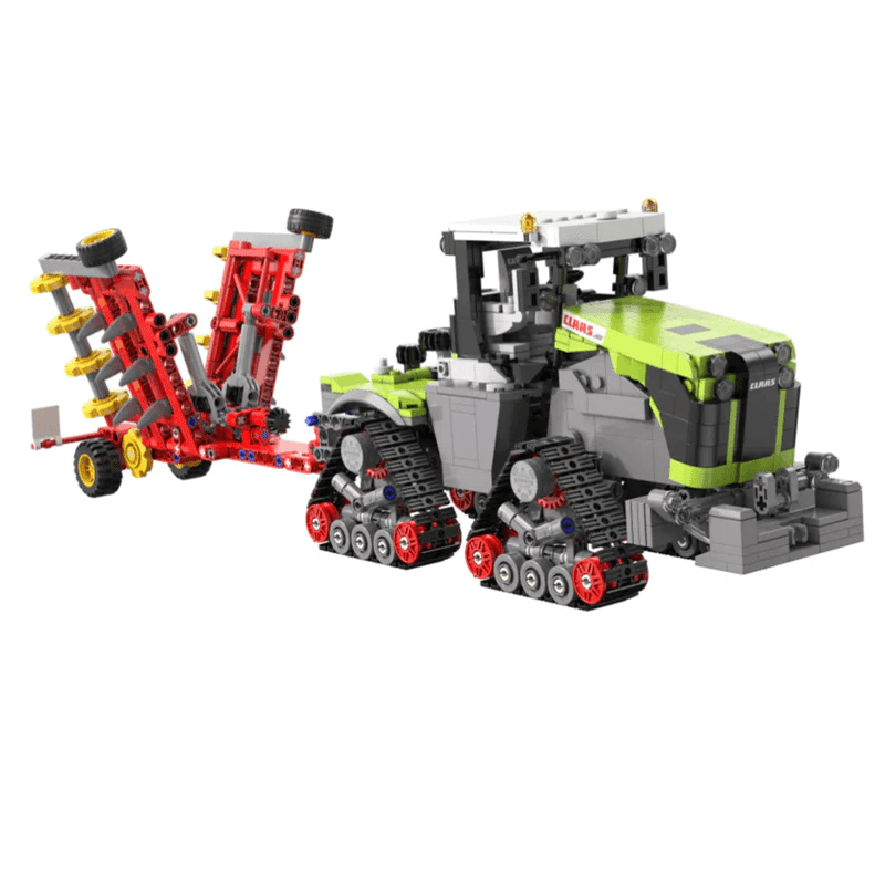 CaDa C65012W - Heavy-Duty Articulated Farm Tractor - vue 3 | Power Blockz