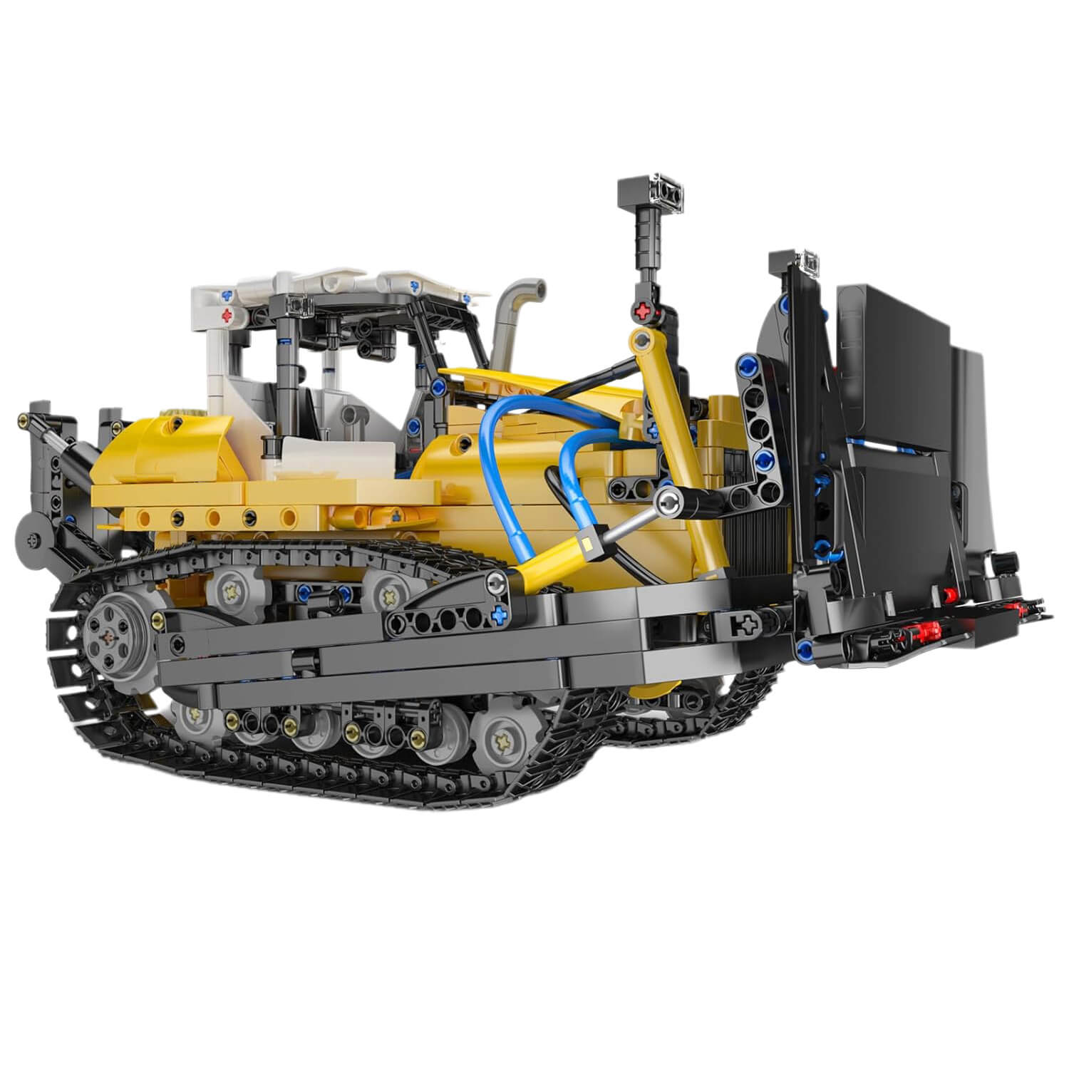 Mould King 19019 - Professional Pneumatic Bulldozer - vue 3 | Power Blockz