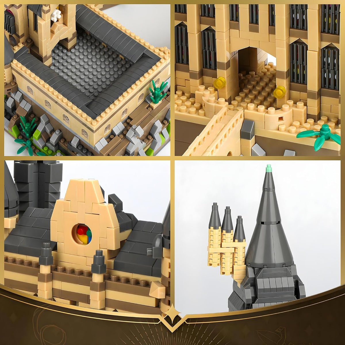 Lele S7315 - MOC 30884 - Hogwarts Magic School - vue 6 | Power Blockz