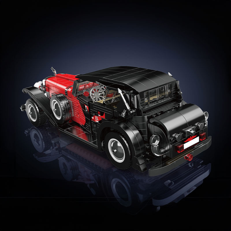 Mould King 10114 - Classic British T50 Luxury Sedan - vue 5 | Power Blockz