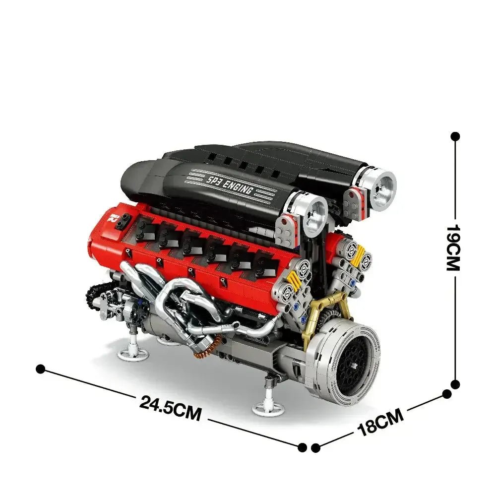 Reobrix 33016 - Italian V12 6.5 SP3 Engine - vue 6 | Power Blockz