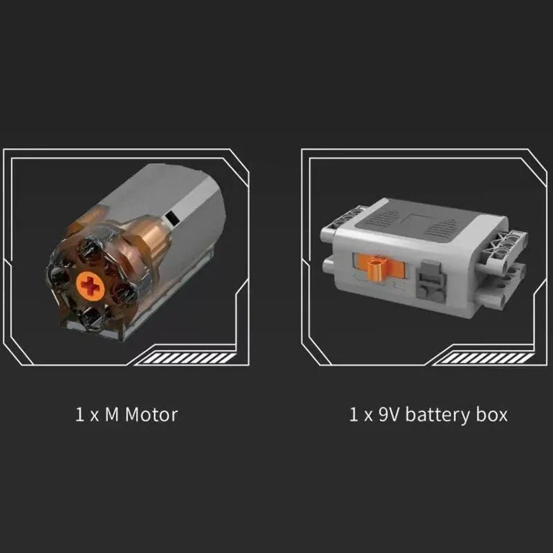 Mould King 10206 - MCL Supercar V8 Engine - vue 6 | Power Blockz