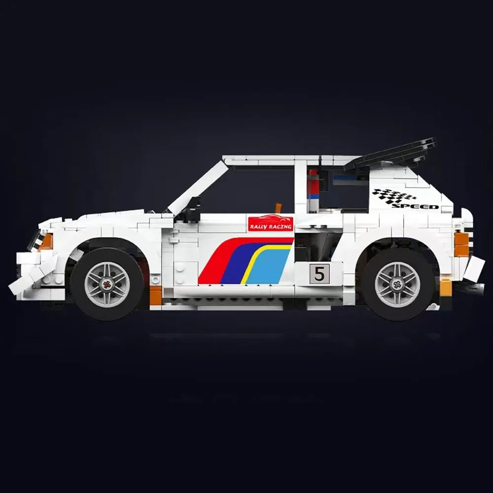MouldKing 10272 - 205 T16 EVO2 Classic Rally - vue 5 | Power Blockz