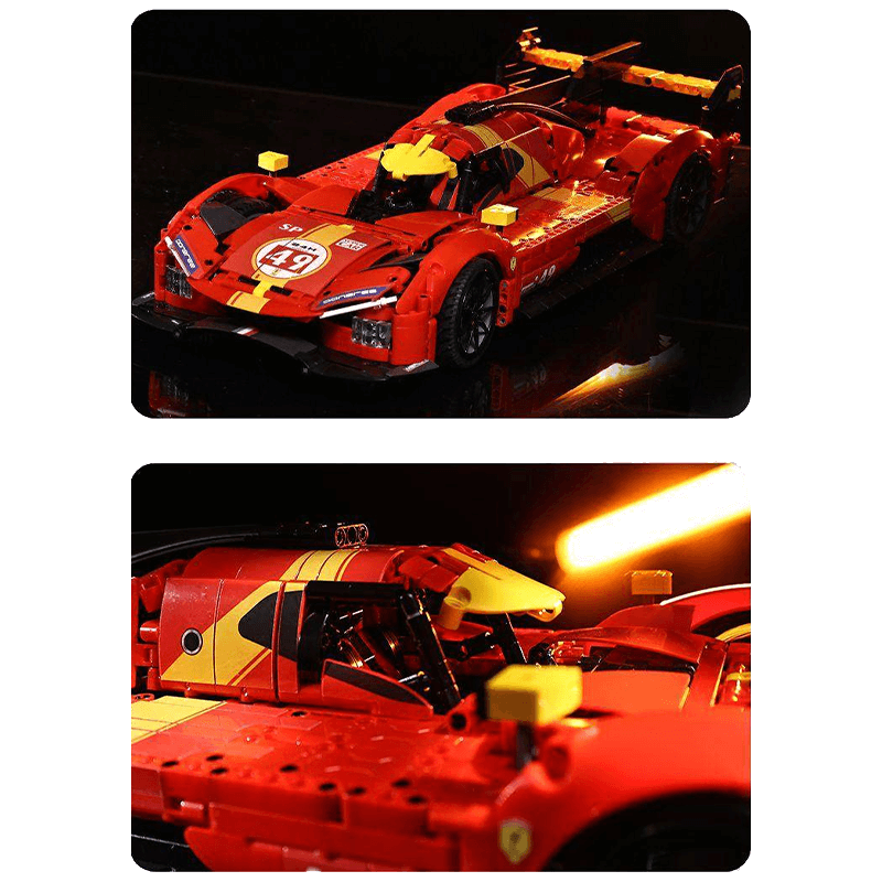 CaDA C63008W - Static - Le Mans Hybrid Prototype 499p - vue 11 | Power Blockz