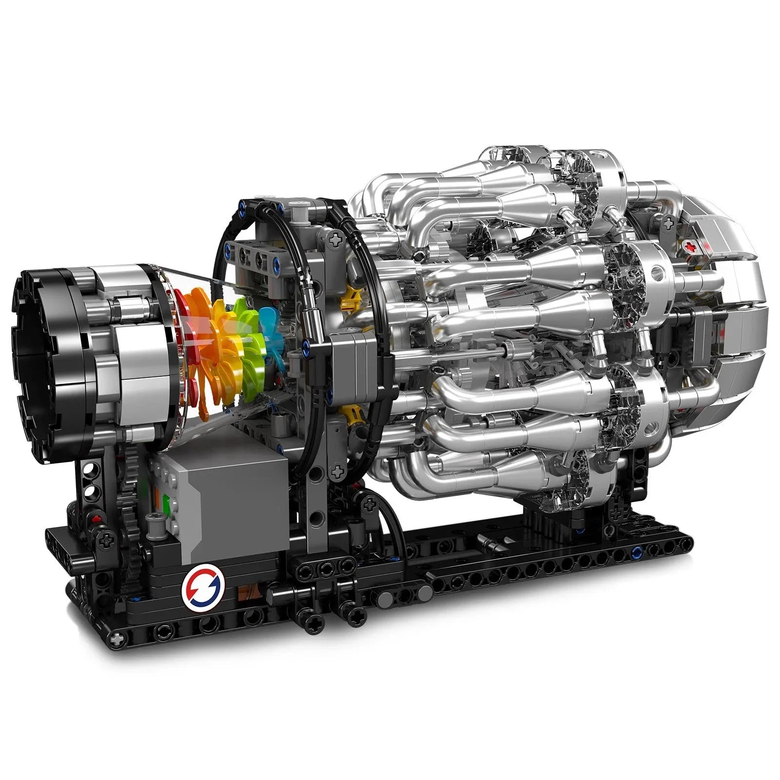 Mould King 10216 - Turbojet Engine Model Kit - vue 4 | Power Blockz