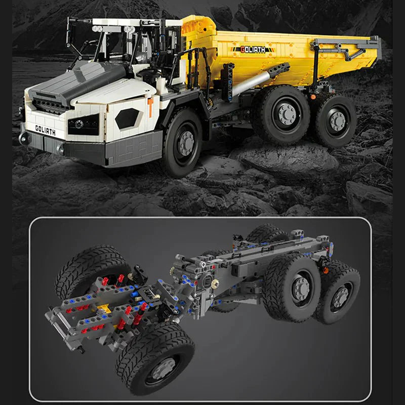 CaDa C61054 - RC Articulated Dump Truck - vue 3 | Power Blockz