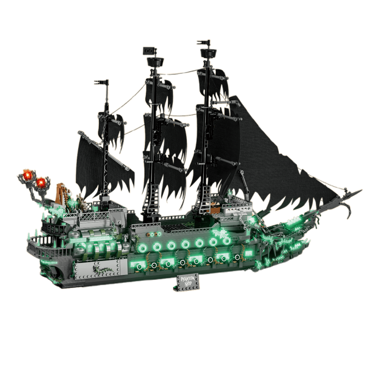 DK 6003 - Glow-In-The-Dark Ghost Ship | Power Blockz