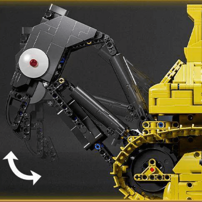 Mould King 17049 - RC Bulldozer - Ultimate Edition - vue 8 | Power Blockz