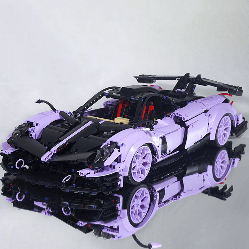 KBOX 10252 Static - Italian Huayra Hypercar Violet Edition - vue 4 | Power Blockz