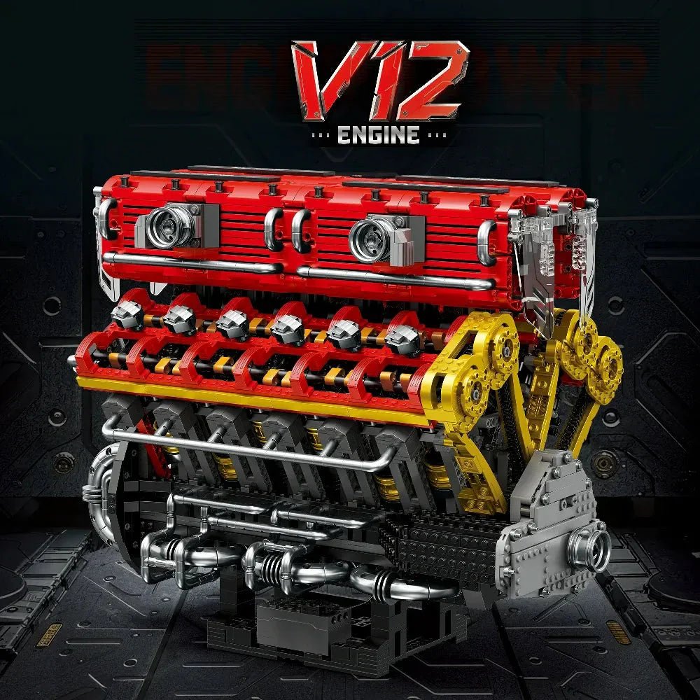 Reobrix 33017 - Naturally Aspired V12 Engine - vue 2 | Power Blockz