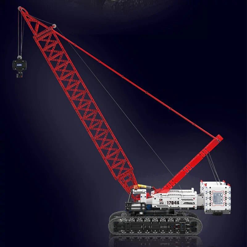 Mould King 17046 - Wacker 16000 Crawler Crane Technic - vue 5 | Power Blockz