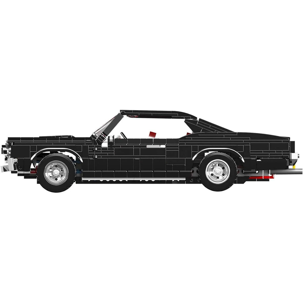 Mould King 10199 - 1960s American V8 Cruiser - vue 2 | Power Blockz