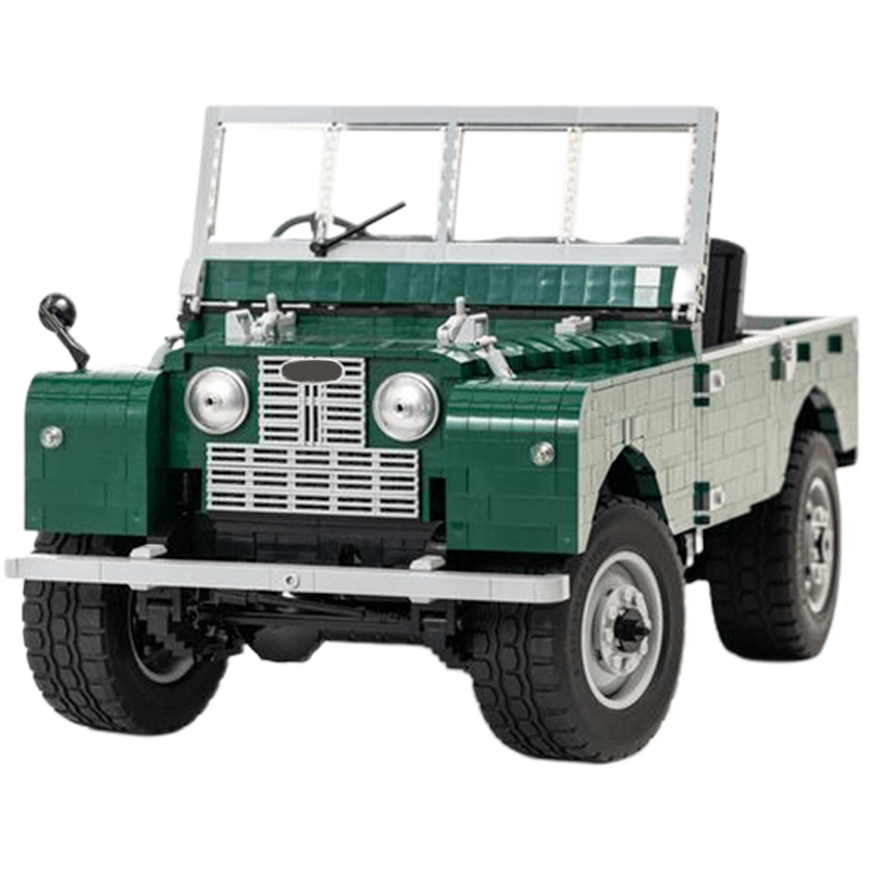 Gobricks MOC-91183 - Classic British SUV - vue 4 | Power Blockz