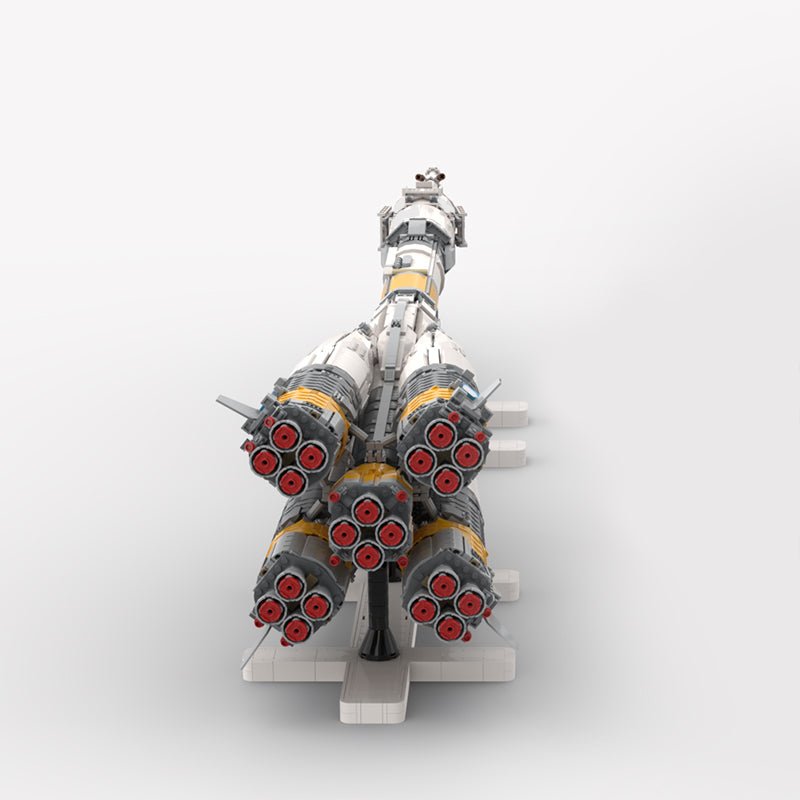 Gobricks MOC-109502 - Soyuz-FG Rocket - vue 7 | Power Blockz
