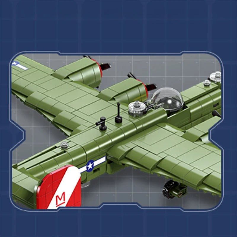 Cobi 5739 - US B24 Long-range Strategic Bomber - vue 4 | Power Blockz