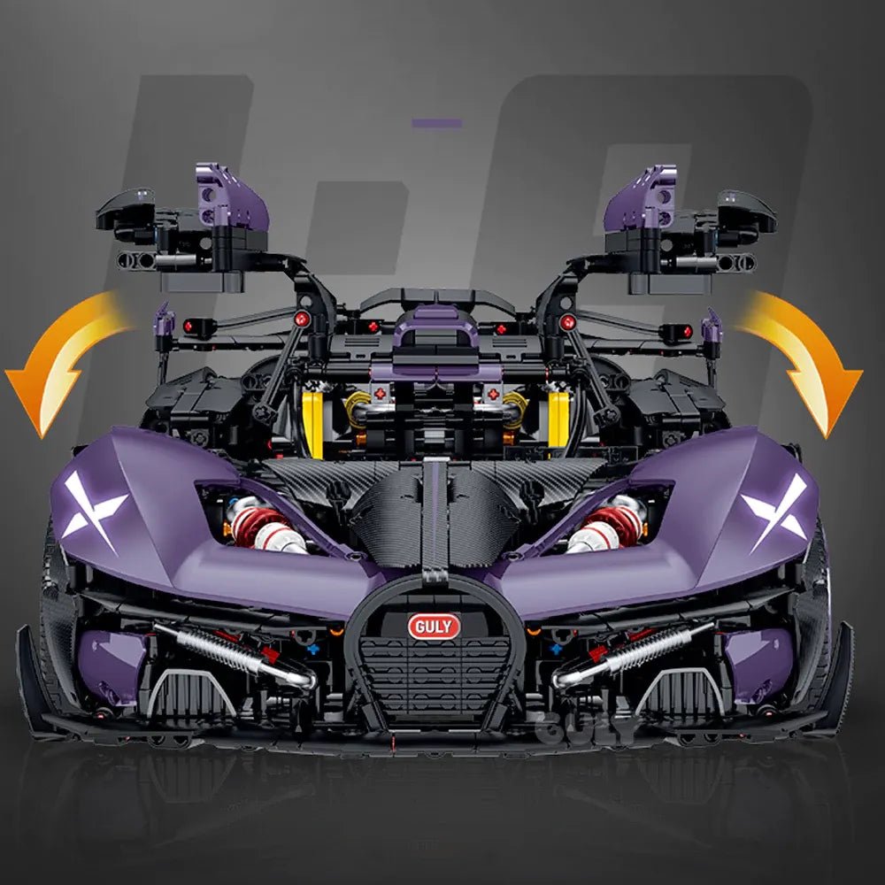 Guly 10643 - Static Version - Turbocharged W16 Track Hypercar - vue 5 | Power Blockz