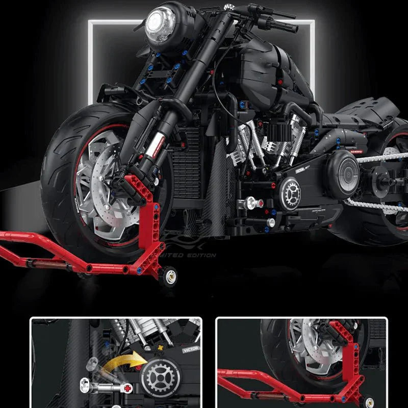 GULY 60521 - Custom V-Twin Muscle Cruiser - vue 2 | Power Blockz