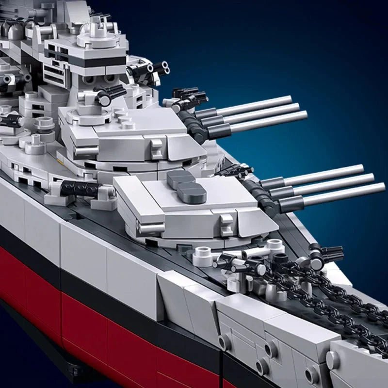 Sluban M38-B1291 - WWII Battleship 1945 - vue 2 | Power Blockz