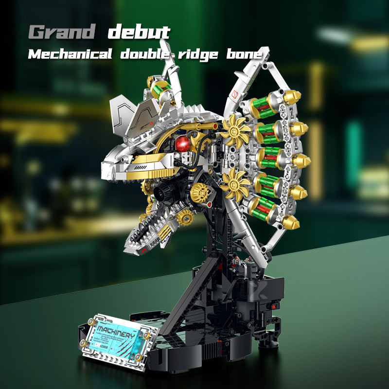 Xinzhuan XZ0014 - Cyber DinoMecha Head - vue 3 | Power Blockz