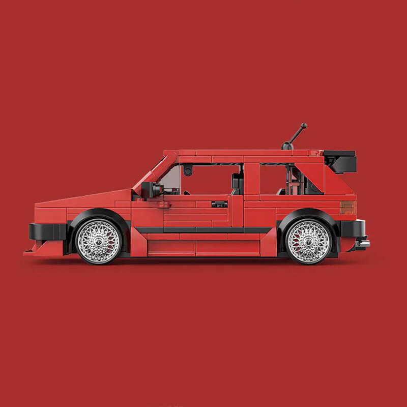 Power Build PB8839 - Classic Retro Golf MKII Hatchback - vue 6 | Power Blockz