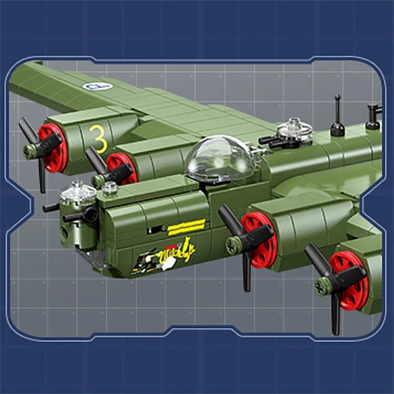 Cobi 5739 - US B24 Long-range Strategic Bomber - vue 2 | Power Blockz