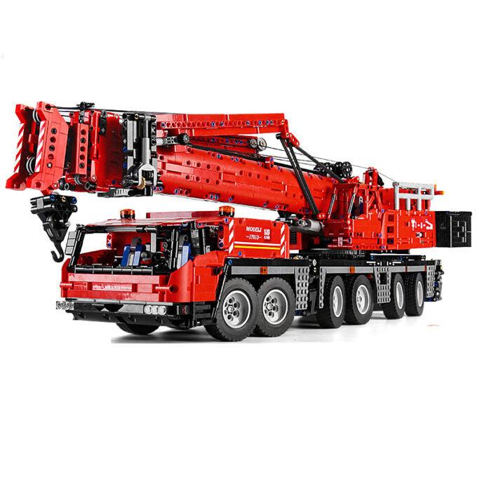 Mould King 17013 - RC Mobile Crane Truck - vue 7 | Power Blockz