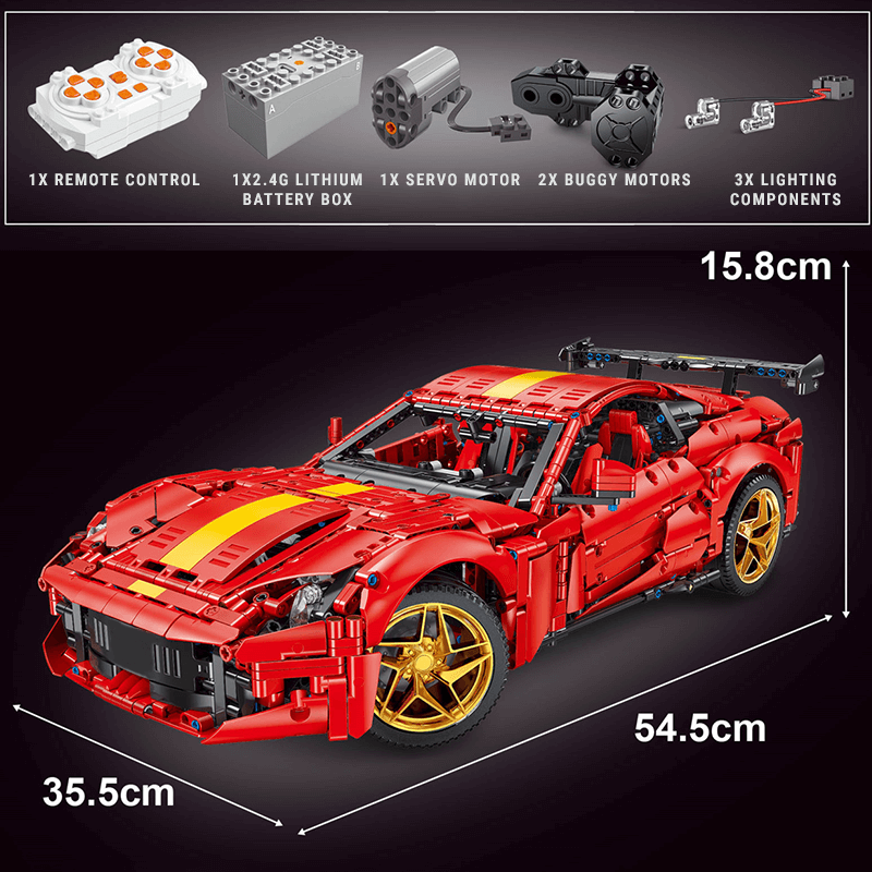 TGL T5044 - Static - V12 F12 Italian Grand Tourer - vue 3 | Power Blockz