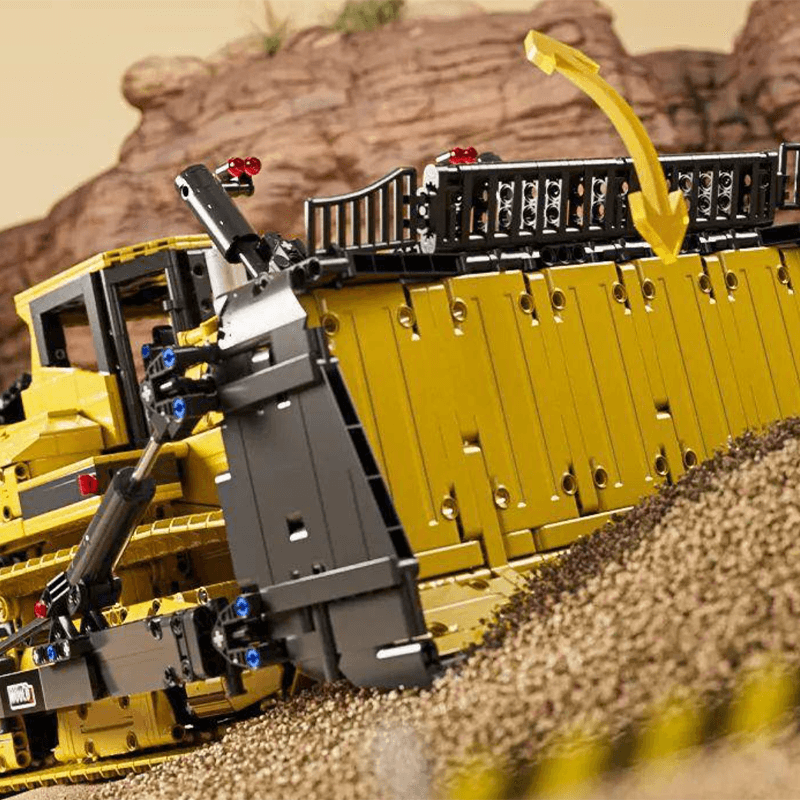Mould King 17049 - RC Bulldozer - Ultimate Edition - vue 3 | Power Blockz