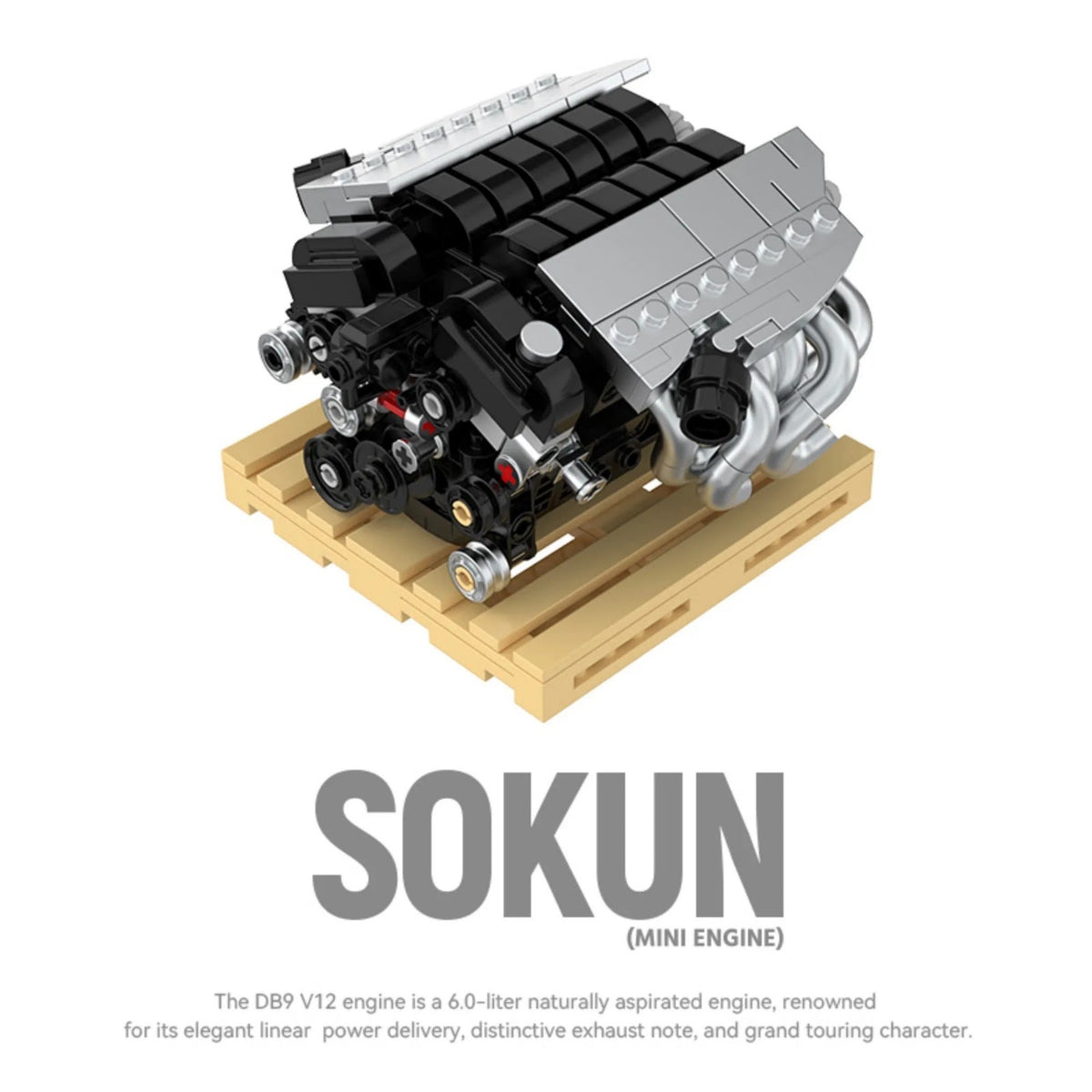 POWERBUILD PB8869C - Aston Martin DB9V12 Engine - vue 6 | Power Blockz