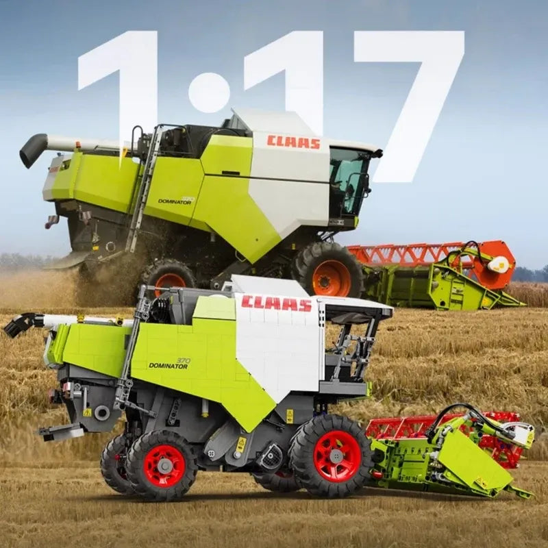 CaDa C61508W - Claas Dominator 370 Harvester - vue 6 | Power Blockz
