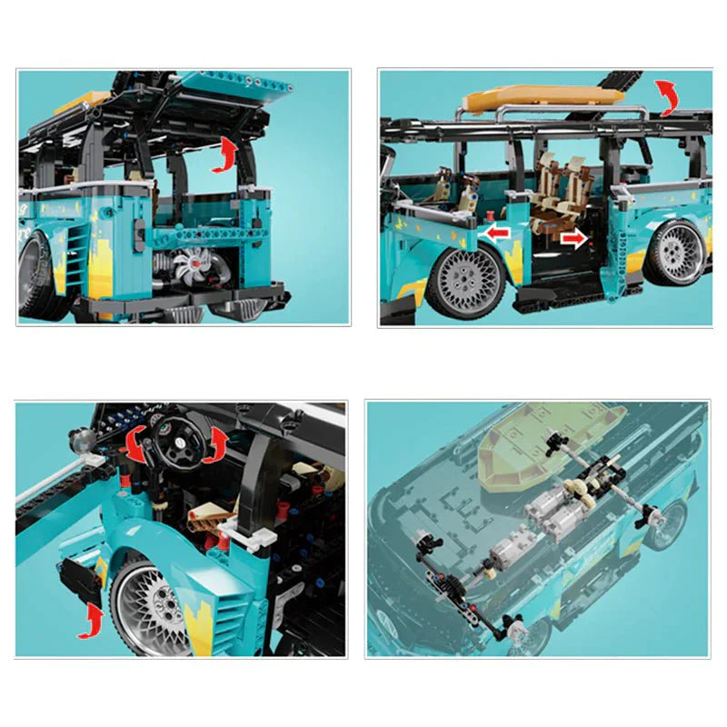 KBOX K10510 - Retro VW Camper Van - vue 9 | Power Blockz
