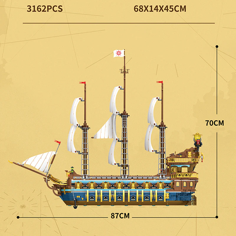 Reobrix 66011 - Ark Royal HMS Ship - vue 2 | Power Blockz