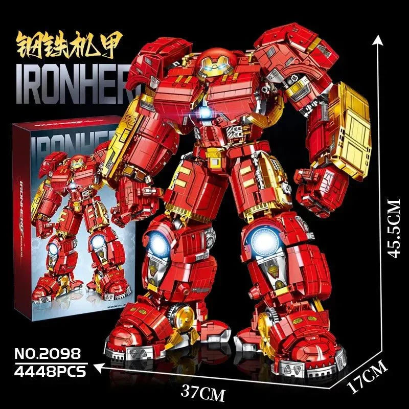 KBOX V5004 - Super Iron Hero Avengers Hulkbusters 2098 - vue 2 | Power Blockz