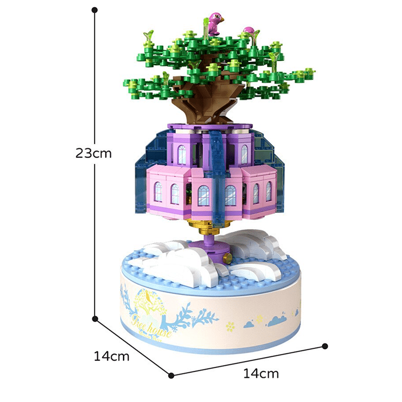 Panlos 656008 - City in the Sky Music Box - vue 4 | Power Blockz