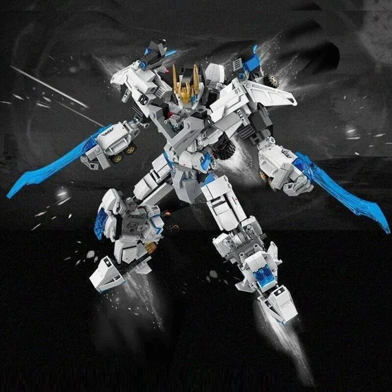 Deformation Wind Blade Mech Robot | 901pcs - Deformation Wind Blade Mech Robot - vue 5 | Power Blockz